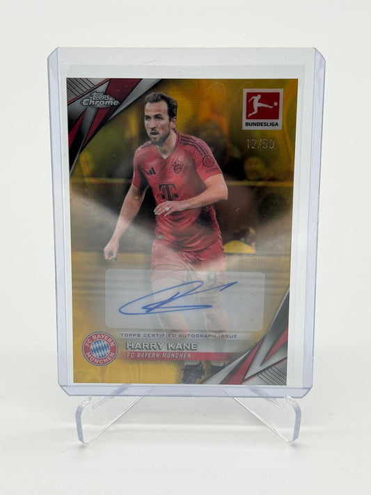 2025 Topps Chrome Bundesliga Harry Kane Auto 15/50