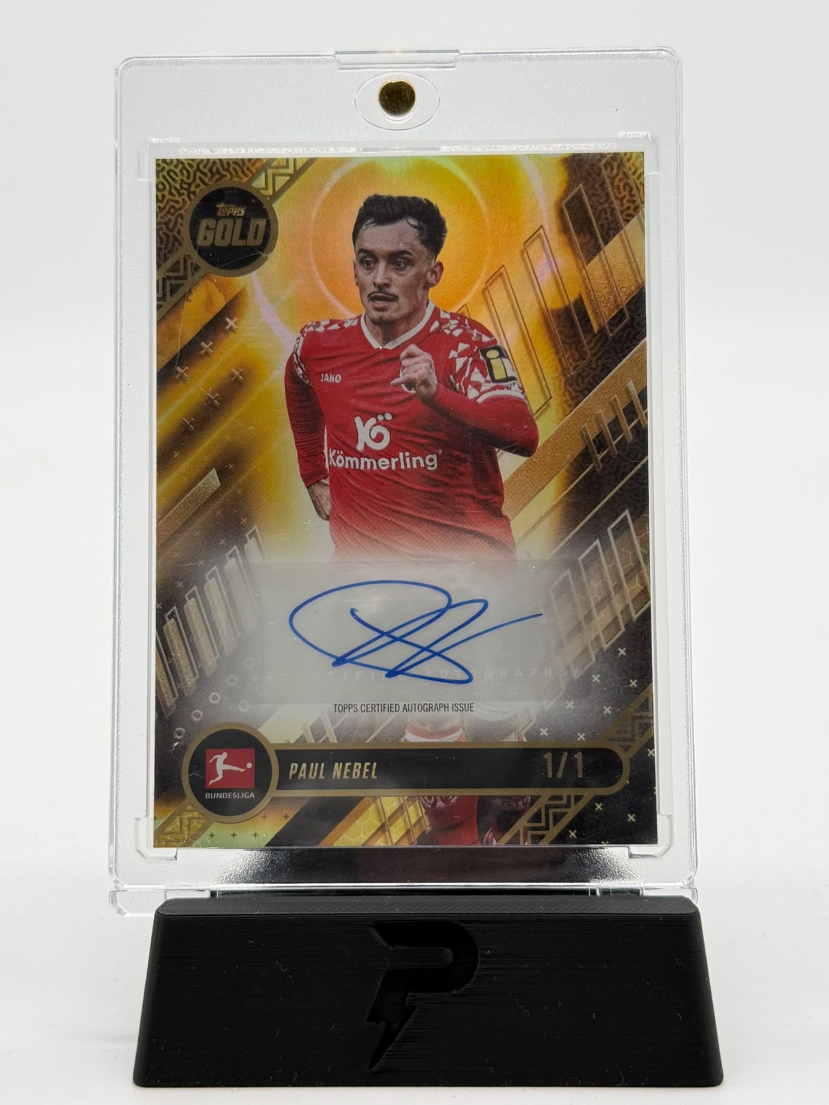 2026 Topps Bundesliga Gold Paul Nebel 1/1 Auto