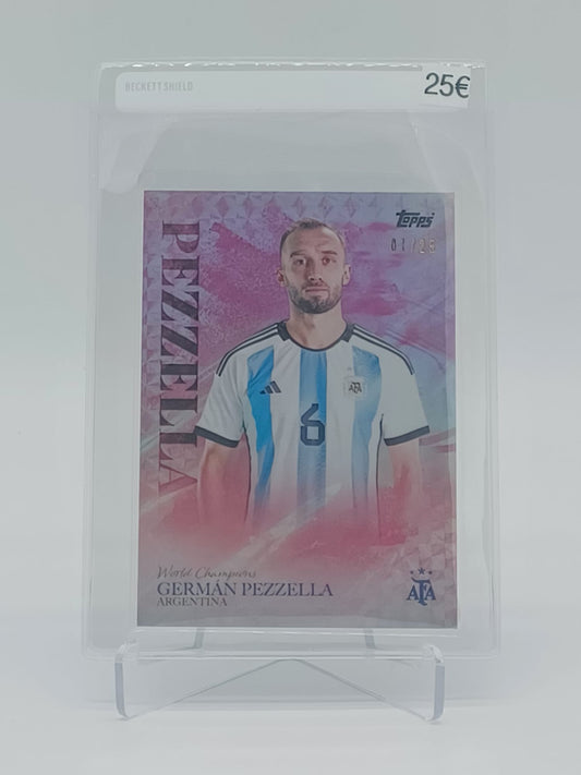 Topps Argentina World Champions Set - German Pezzella /25
