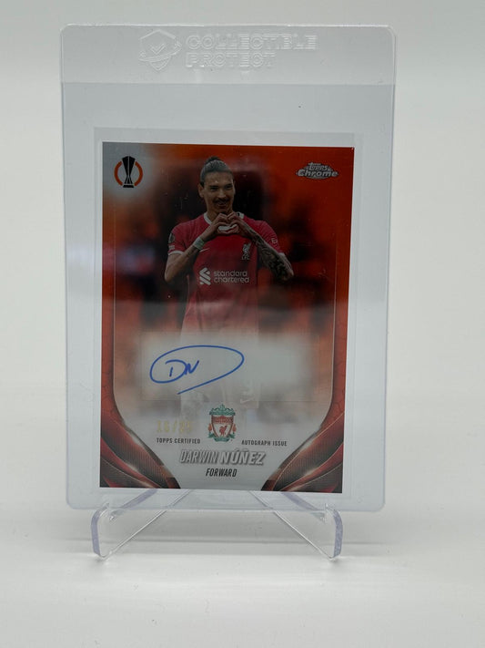 2023-24 Topps Chrome UCC Darwin Nunez Auto /25