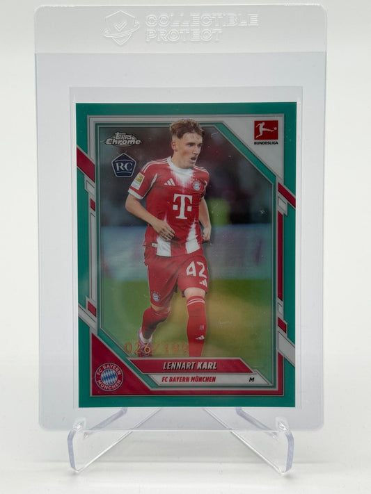 2026 Topps Bundesliga Chrome Lennart Karl 026/199 RC