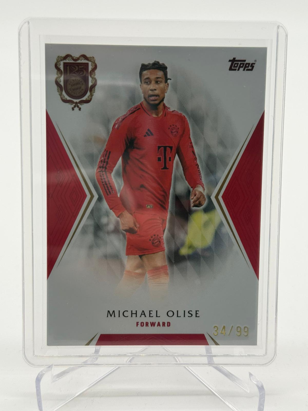 2025 Topps Fc Bayern 125 Jahre Michael Olise 34/99