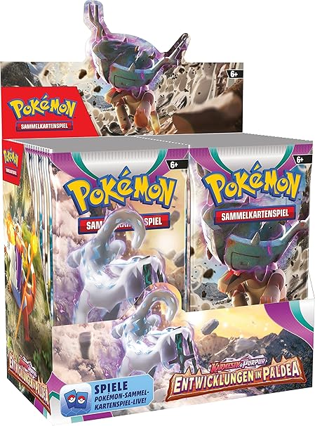 Pokémon Karmesin & Purpur Entwicklungen in Paldea Booster Display 36 Booster (SEALED)