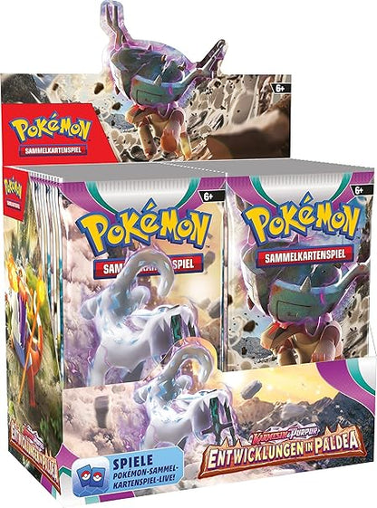 Pokémon Karmesin & Purpur Entwicklungen in Paldea Booster Display 36 Booster (SEALED)