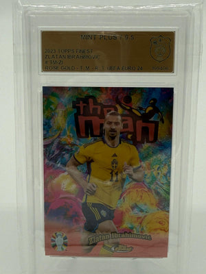 2023-24 Topps Finest UCC Zlatan Ibrahimovic The Man Casehit 51/75 GSG 9.5