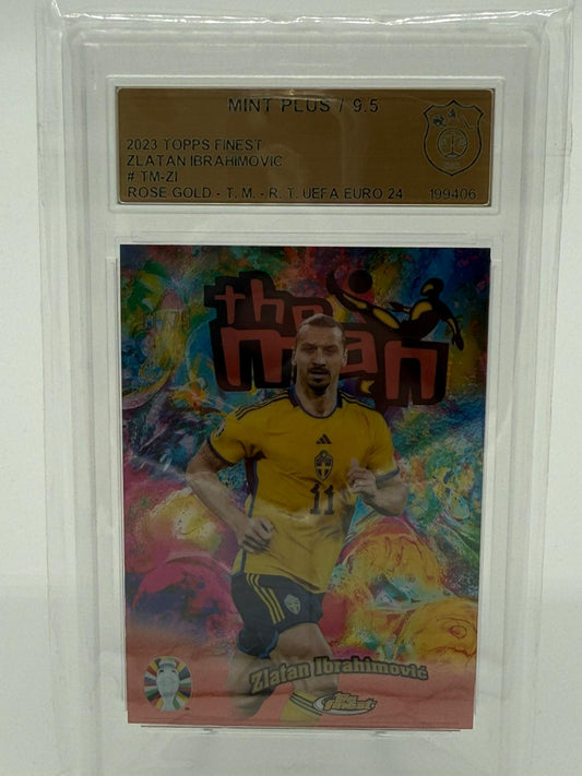 2023-24 Topps Finest UCC Zlatan Ibrahimovic The Man Casehit 51/75 GSG 9.5