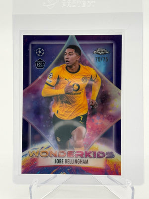 2026 Topps UCC Chrome Logofractor Wonderkids Jobe Bellingham RC 70/75