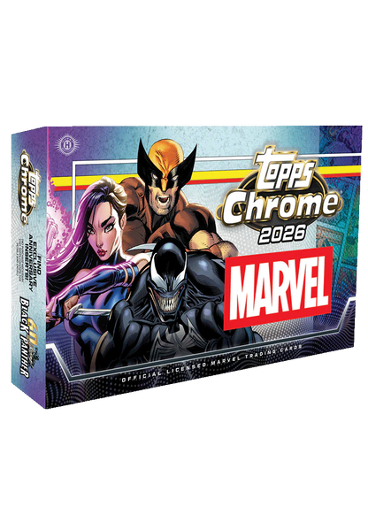 2026 Topps Chrome Marvel Comics Hobby Box (SEALED)
