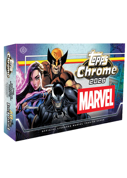 2026 Topps Chrome Marvel Comics Hobby Box (SEALED)