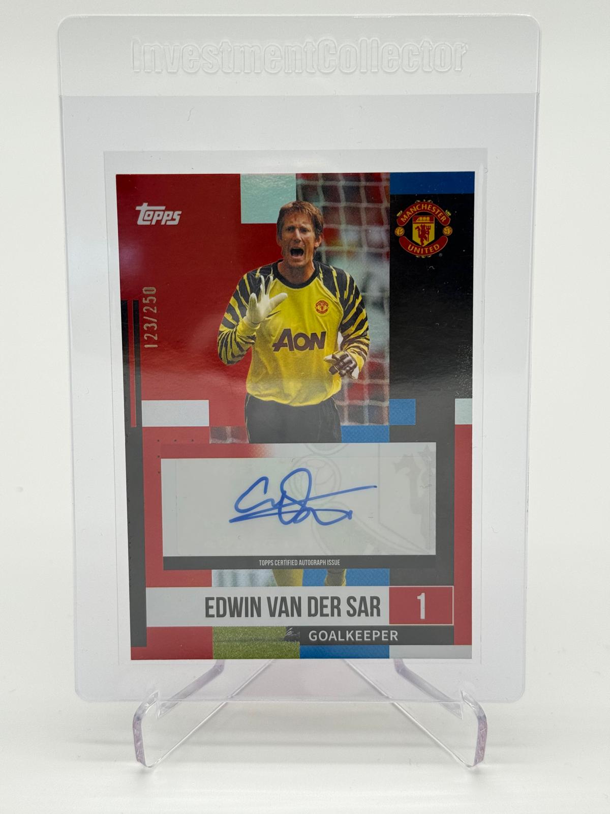 2025 Topps Manchester United TS Edwin Van der Sar Auto /250