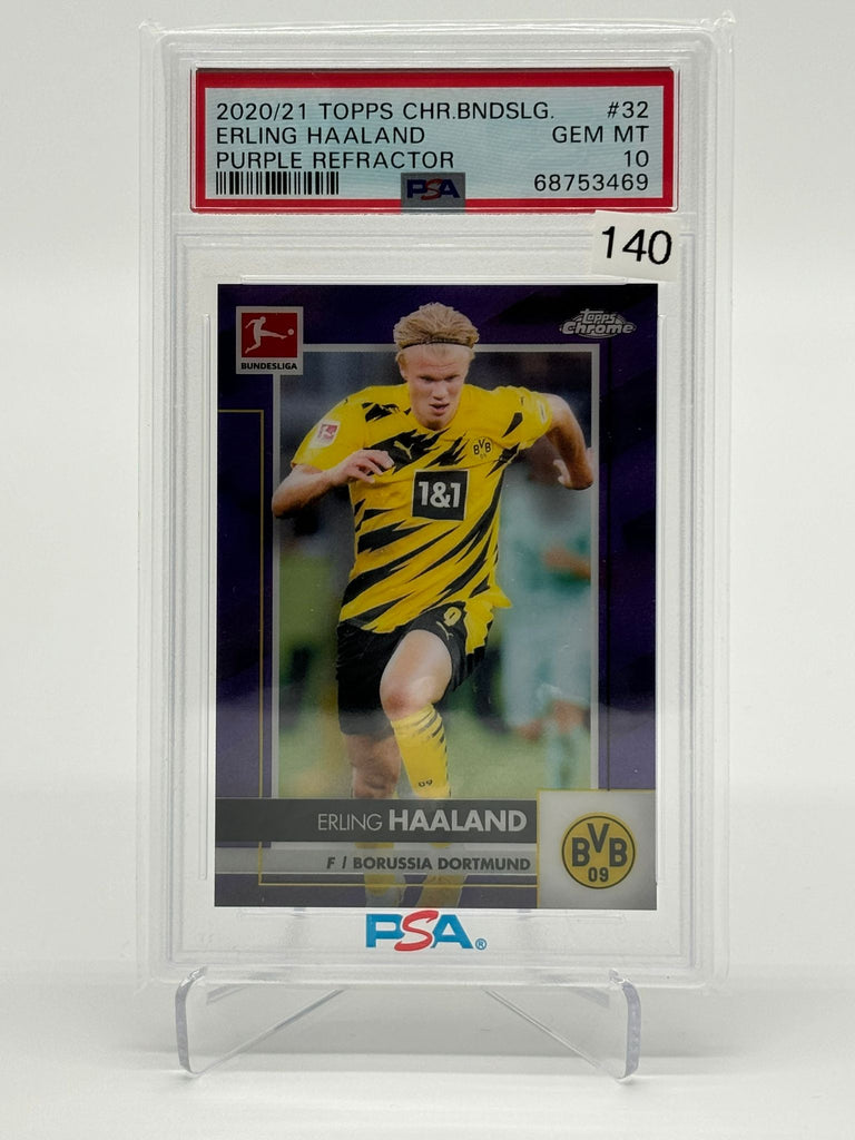 Topps UEFA CL Erling Haaland PSA10 鑑定済 Topps UEFA CL Erling Haaland PSA10 鑑定済