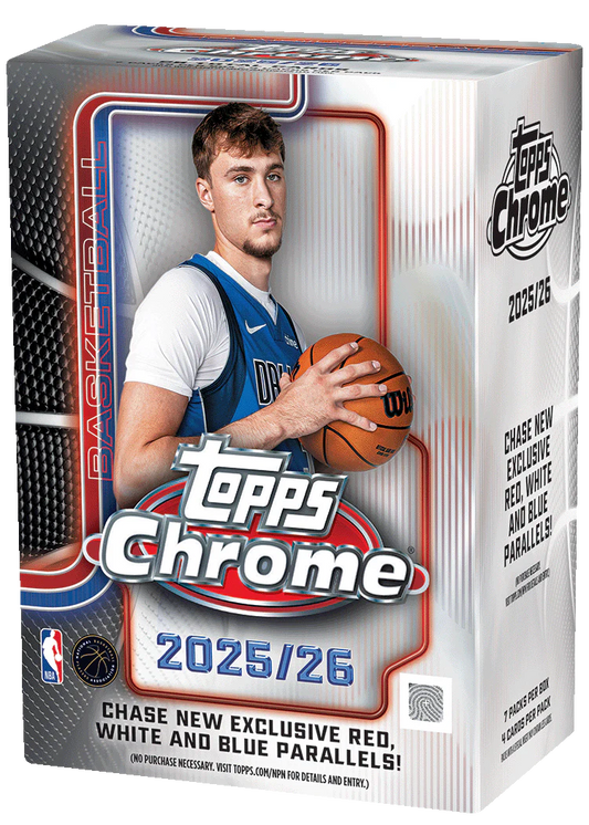 2025-26 Topps Chrome Basketball Value Box (SEALED)