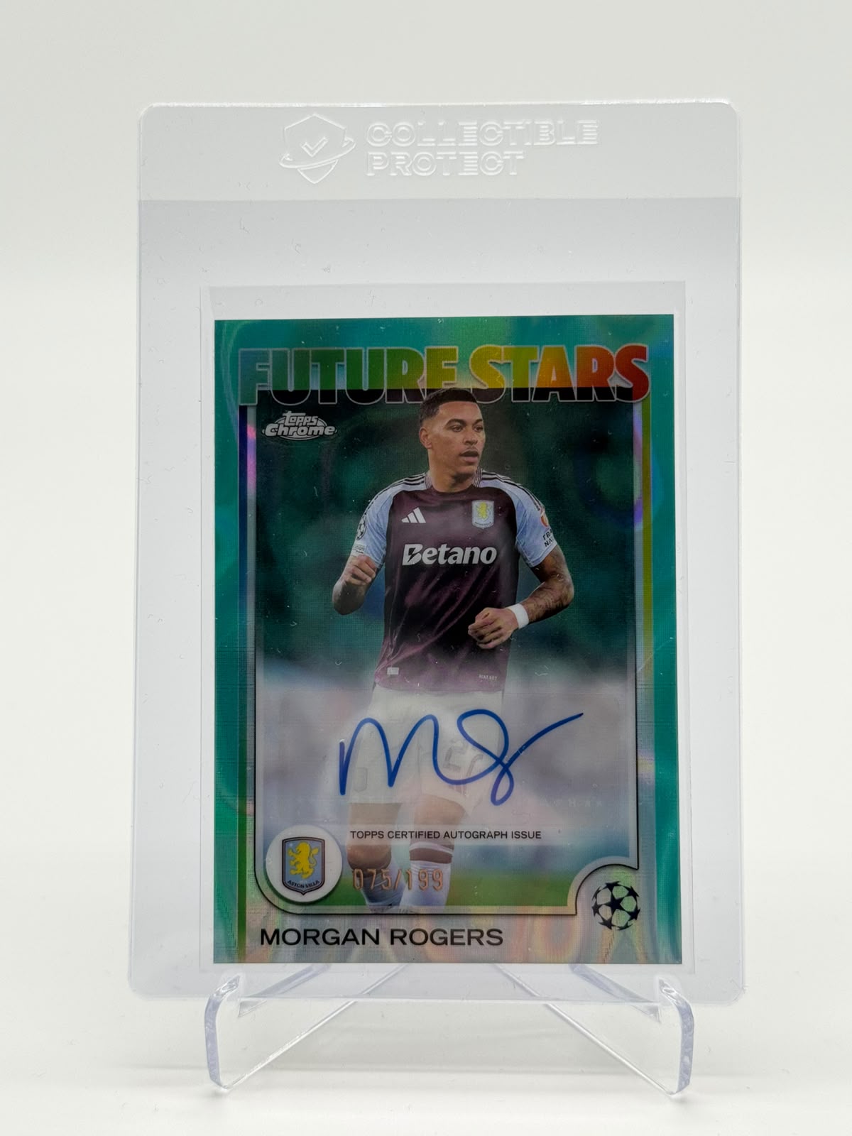 2025 Topps Chrome UCC Morgan Rogers Auto 075/199