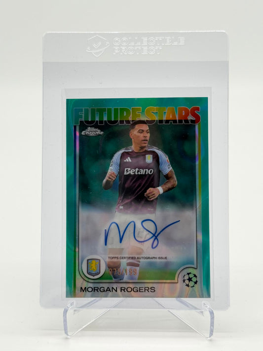 2025 Topps Chrome UCC Morgan Rogers Auto 075/199