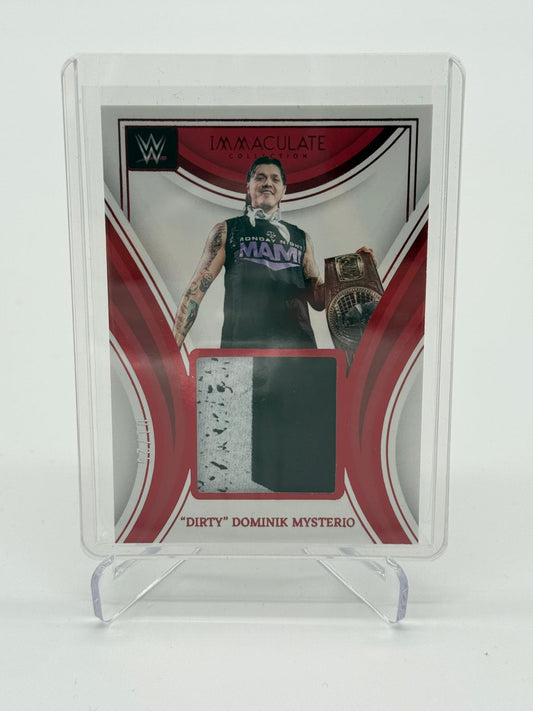 2023 Panini Immaculate WWE Dominik Mysterio Patch 01/25