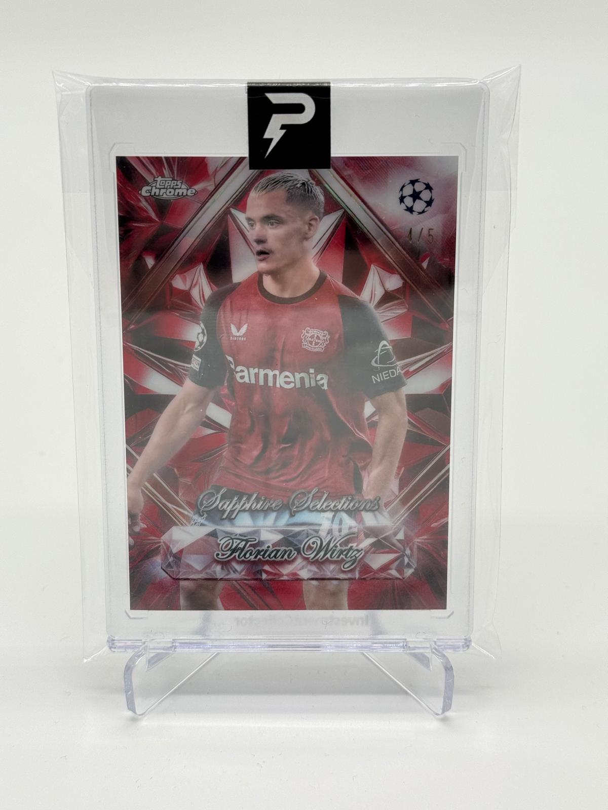 2024-25 Topps Chrome Sapphire UCC Florian Wirtz Selections /5