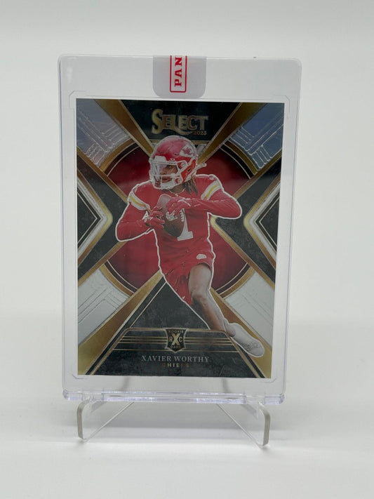 2023 Panini Select Silver Prizm RC Xavier Worthy XRC