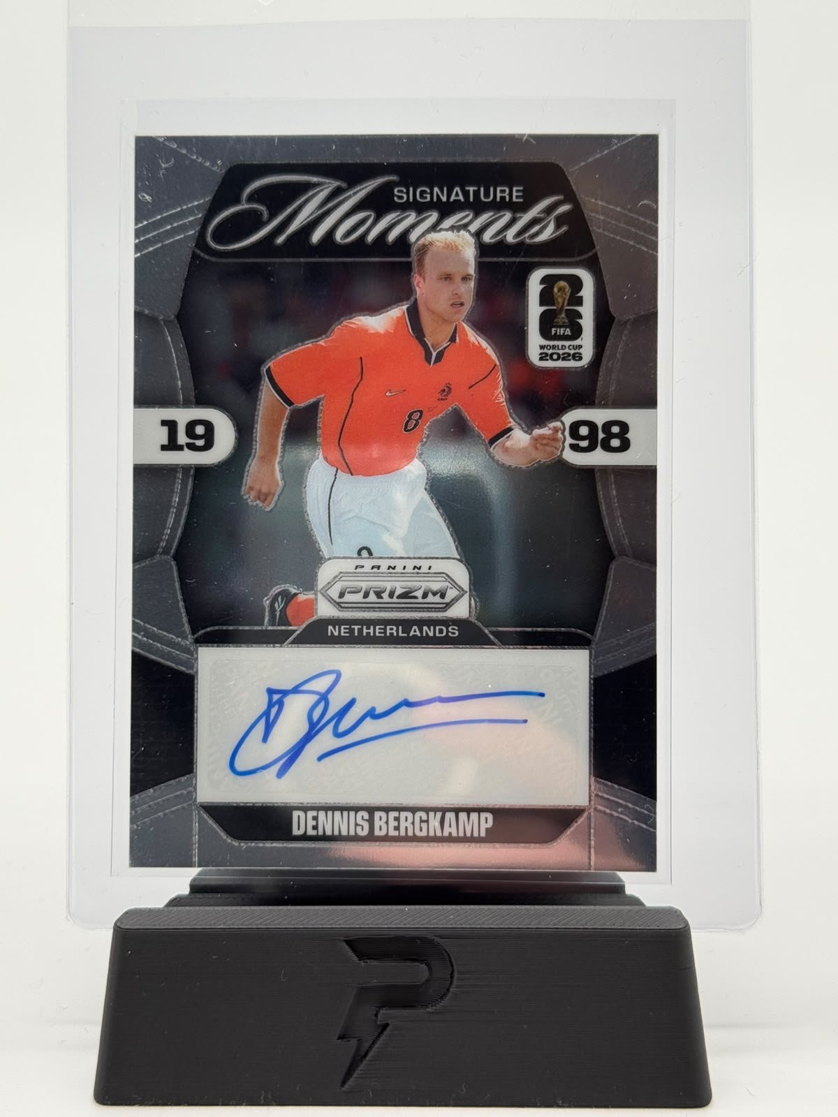 2026 Panini Prizm World Cup Dennis Bergkamp Signature Moments