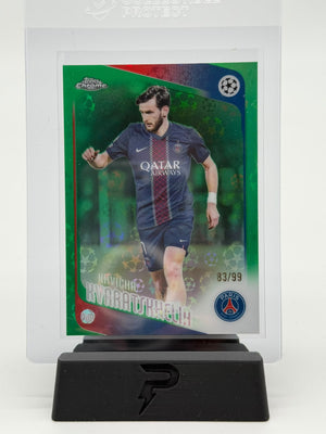 2026 Topps Chrome Logofractor Khvicha Kvaratskhelia 83/99