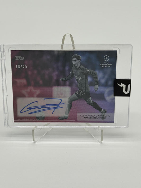 2024 Topps Simplicidad Alejandro Garrnacho Auto /25