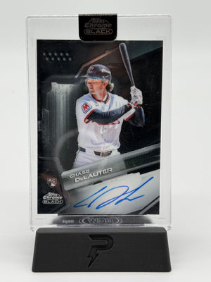 2026 Topps Chrome Black Chase DeLauter Auto