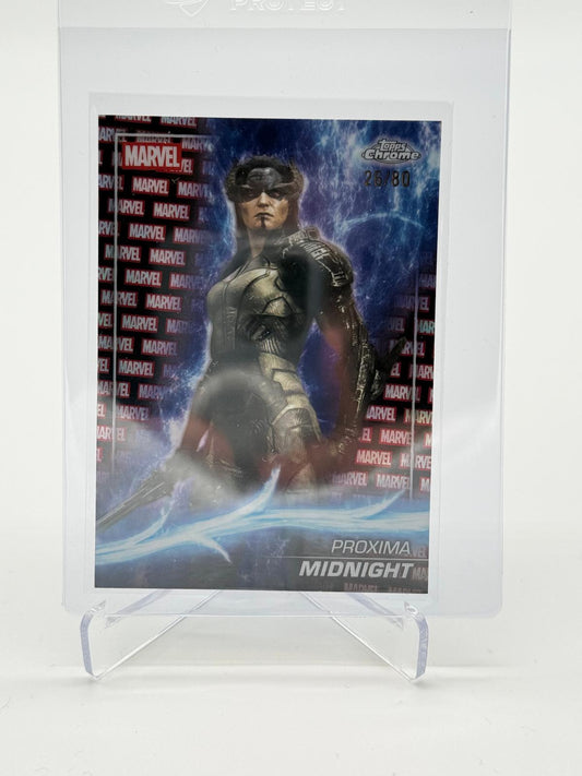 2025 Topps Marvel Studios Chrome Midnight /80
