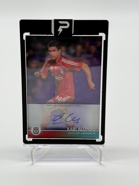2021-22 Topps Liverpool Team Set Xabi Alonso Auto 02/15