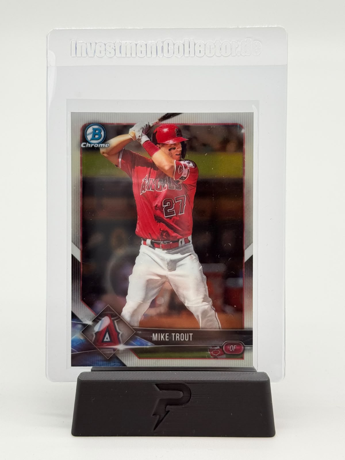 2018 Topps Chrome Bowman Baseball Mike Trout