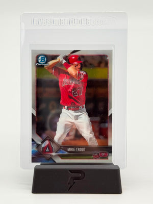 2018 Topps Chrome Bowman Baseball Mike Trout