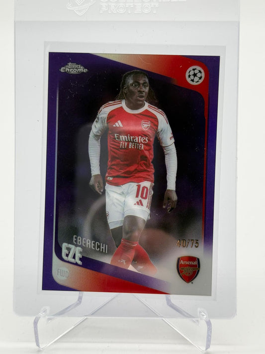 2026 Topps Chrome UCC Eberechi Eze 40/75