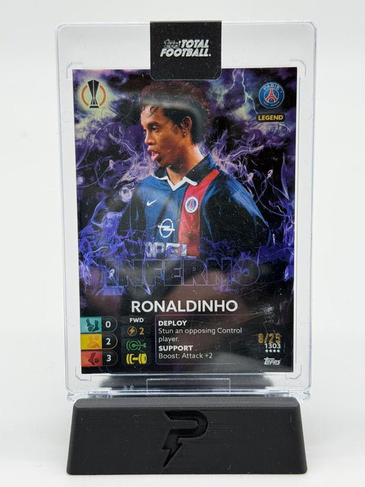 2022-23 Topps Total Football Ronaldinho Inferno 8/25