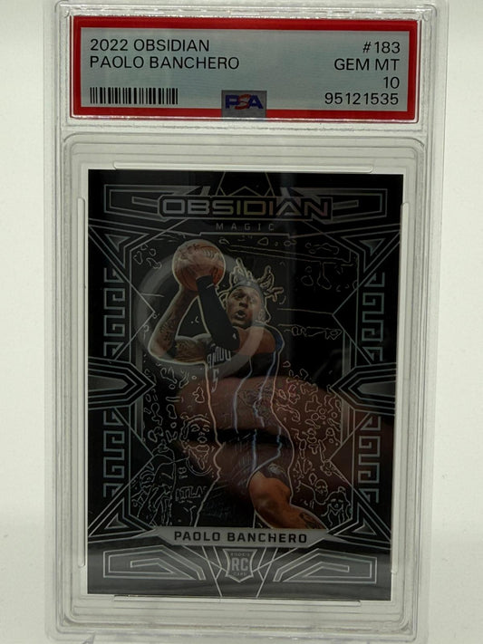 2022-23 Panini Obsidian Baskeball Paolo Banchero RC PSA 10