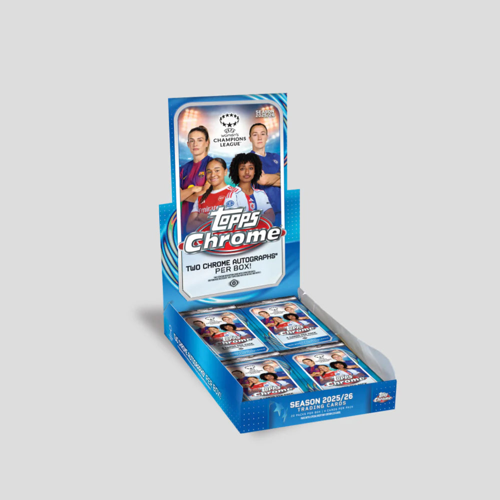 2025-26 Topps Chrome UEFA Womens Hobby Box (SEALED) PRE ORDER