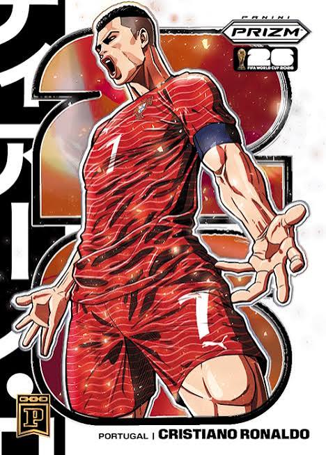 Cristiano Ronaldo Manga Chase Hit aus Panini Prizm Fifa World Cup 2026