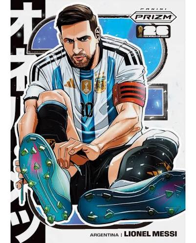 Lionel Messi Manga Chase Hit aus Panini Prizm Fifa World Cup 2026