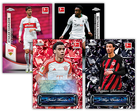 10x (FULL CASE) 2024-25 Topps Chrome Bundesliga Sapphire Edition PYT#1