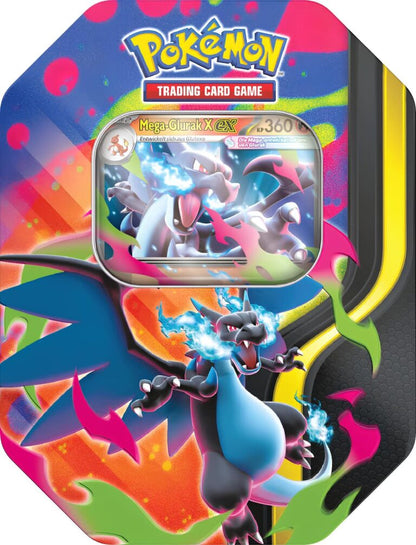 Pokémon Mega-Entwicklung Erhabene Helden Mega-Glurak X ex Tin DE (SEALED)