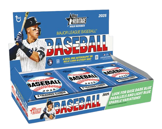 2025 Topps Heritage High Number Baseball Hobby Box (SEALED)