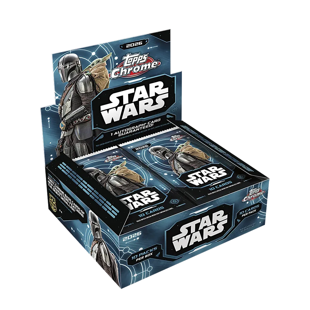 2026 Topps Star Wars Chrome Hobby Box – Star Wars Trading Cards