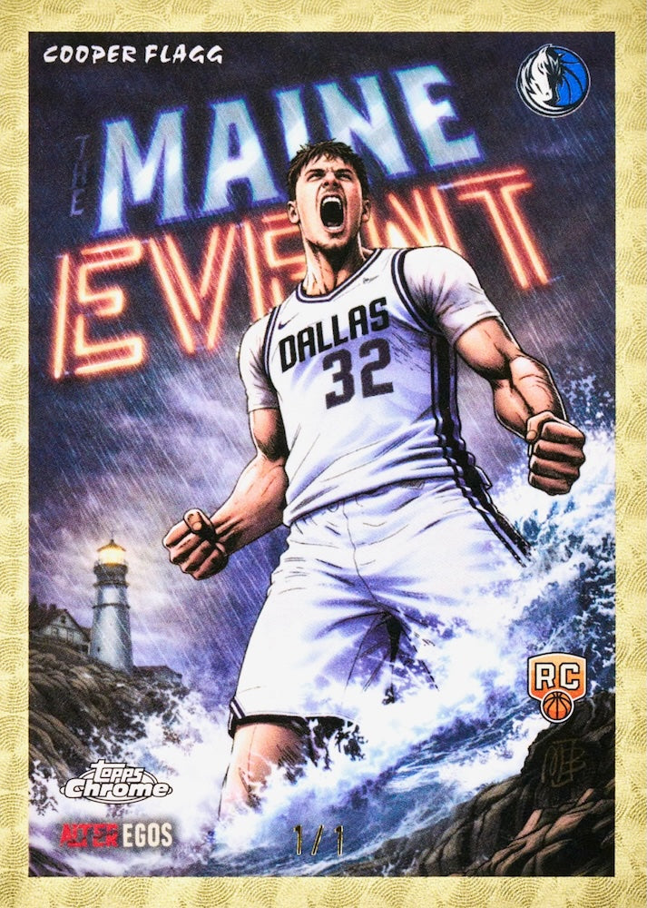 Topps Chrome Update Basketball 2025-26 Mega Box Break mit Cooper Flagg Rookie Chase PUSHDICH TCG