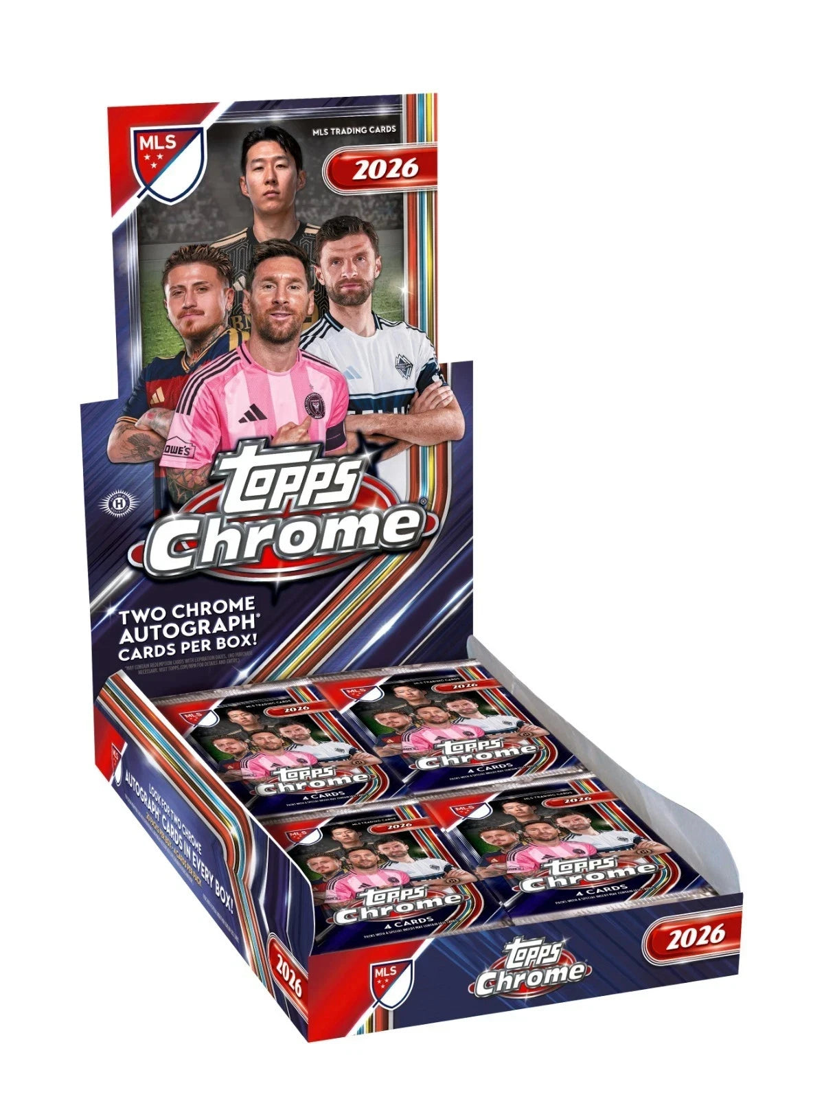 Topps MLS Chrome 2026 Hobby Box Casebreak 12 Boxen PYT 5