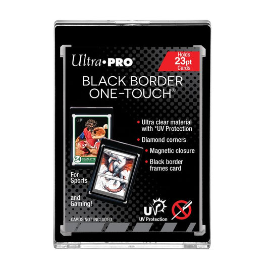 Ultra PRO - Black Border Magnetic Holder UV ONE-TOUCH - 23pt
