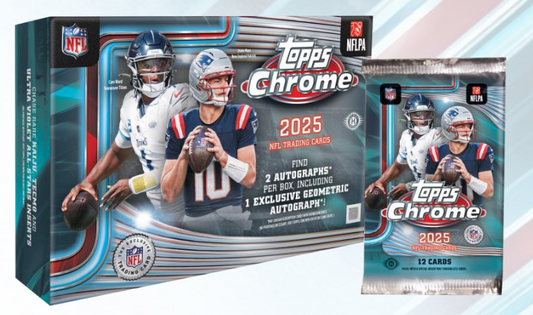 2025 Topps Chrome Football Breakers Delight Box (LIVEBREAK)