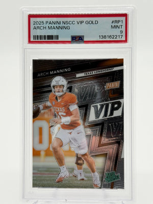 2025 Panini NSCC VIP Gold Arch Manning PSA 9