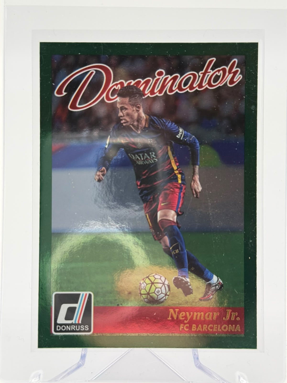 2016-17 Panini Donruss Neymar Jr. Green Dominators