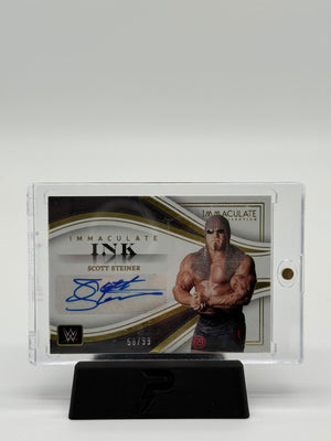 2023 Panini Immaculate WWE Scott Steiner Auto 58/99
