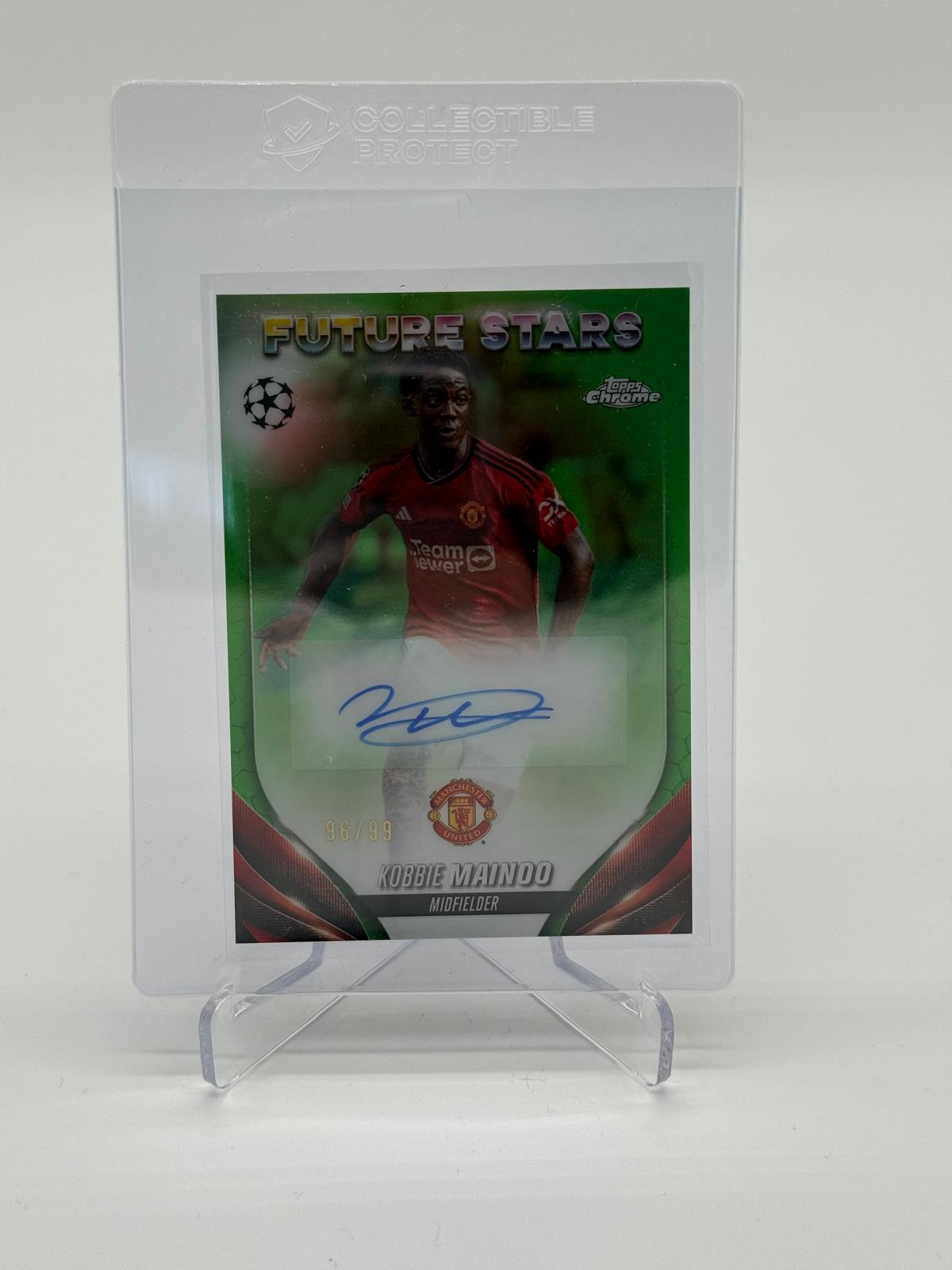 2023-24 Topps Chrome UCC Kobbie Mainoo Auto /99
