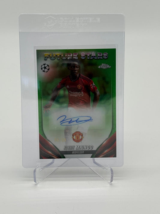 2023-24 Topps Chrome UCC Kobbie Mainoo Auto /99
