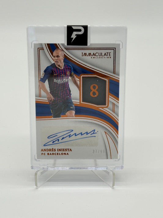 2023-24 Panini Immaculate Soccer Andres Iniesta Auto /99