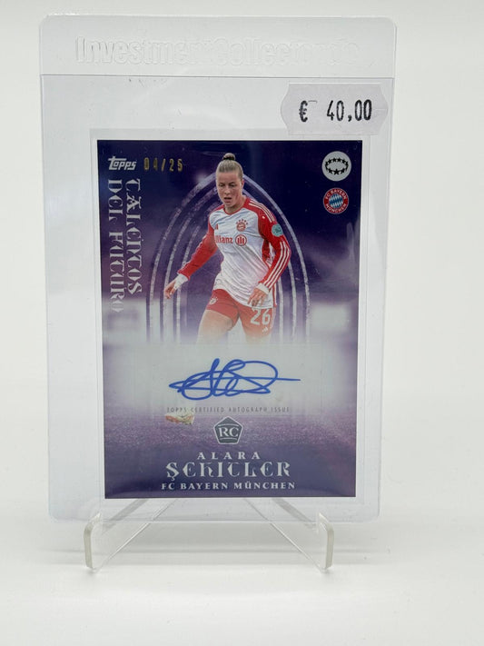 2024 Topps Aitana Bonmati Platinum Alara Sehitler RC Auto /25